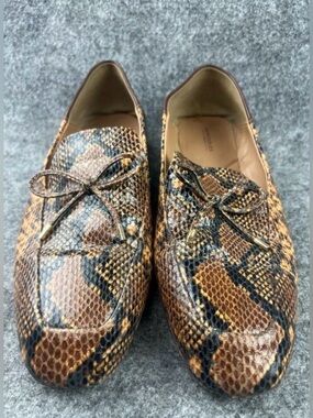 Aerosoles
Brown Snake-Print Leather Loafers